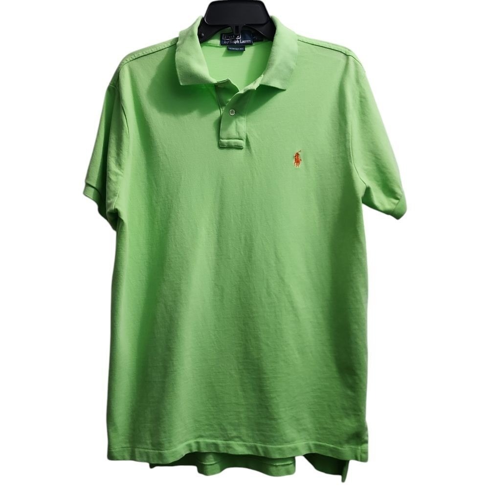 Polo Ralph Lauren Polo Shirt Classic Fit Short Sleeve‎ Green Large